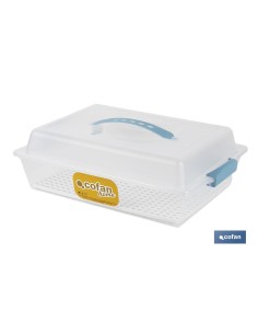 TARTERA RECTANGULAR AZUL OPACA PAVLOVA CON ASAS 38 X 28 X 13 CM venta unitaria 2