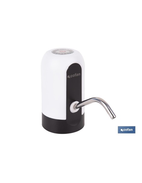 DISPENSADOR DE AGUA PARA GARRAFAS RECARGABLE USB 6.9 X12.3 CM