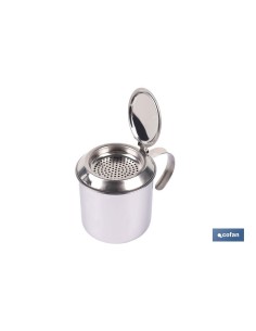 GRASERA EN ACERO INOXIDABLE 18/00 CARNE ( 75 CL) 10 x 12 CM 2