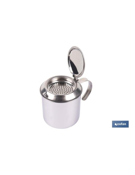 GRASERA EN ACERO INOXIDABLE 18/00 PESCADO ( 75 CL) 10 x 12 CM