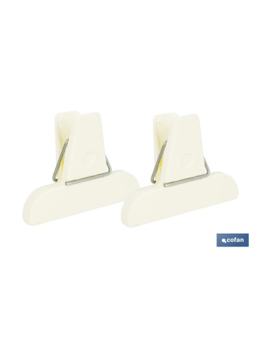 PACK DE 2 PINZAS PARA CERRAR BOLSAS DE COMIDA 7,5 X 5,5 CM