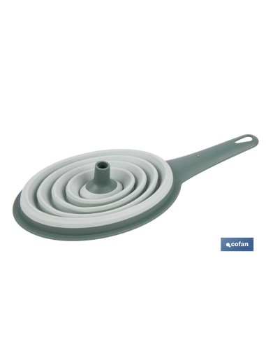 PACK DE EMBUDO Y COLADOR PLEGABLE VERDES