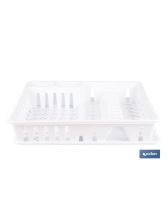 ESCURREPLATOS CON BANDEJA BLANCO 48 X 38,5 X 9.5 CM 2