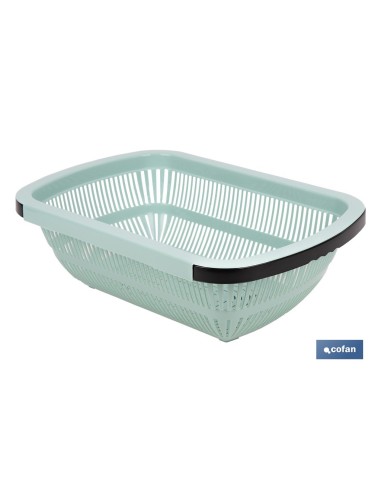 ESCURRIDOR RECTANGULAR EXTENSIBLE VERDE 50,5 X 24,5 X 11,5 CM