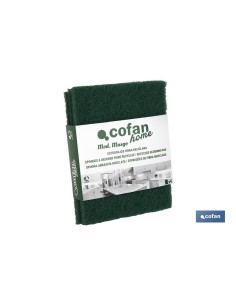 PACK DE 4 ESTROPAJOS VERDES 100% FIBRA