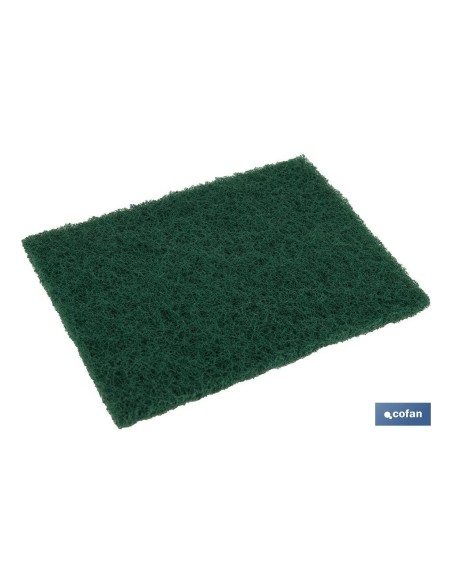 PACK DE 4 ESTROPAJOS VERDES 100% FIBRA venta unitaria
