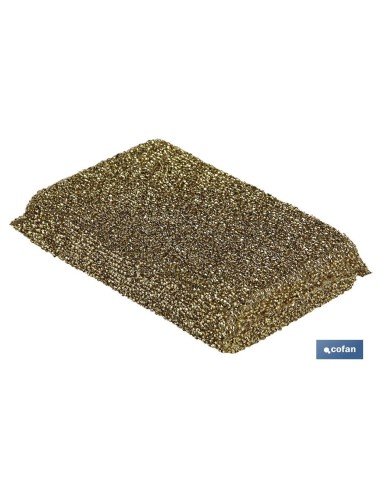 PACK DE 2 MULTIESPONJAS COLOR ORO Y PLATA