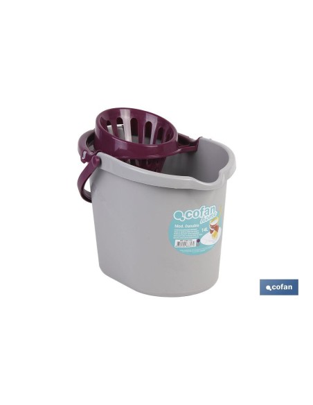 CUBO ESCURRIDOR 14L.MORADO