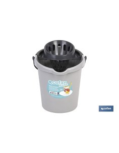 CUBO ESCURRIDOR 14 L GRIS CLARO 2