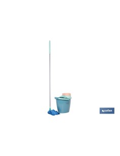 CONJUNTO FREGONA+CUBO ESCURRE FÁCIL MODELO MARIEL14L 37x40x29 cm