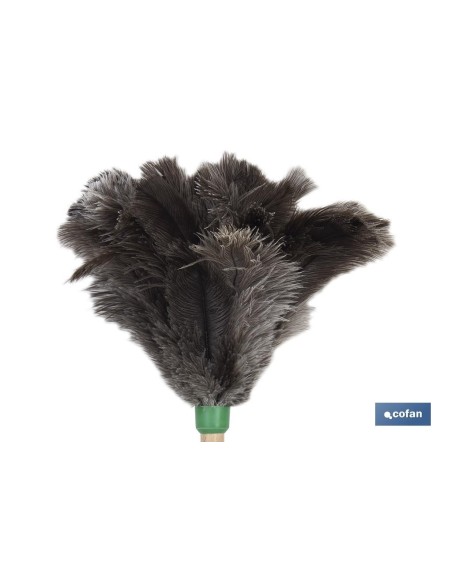PLUMERO DE PLUMA DE AVESTRUZ 54cm venta unitaria