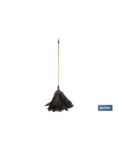 PLUMERO PLUMA AVESTRUZ MADERA CLASE A 2