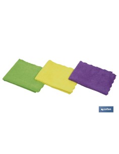 PACK DE 3 BAYETAS DE MICROFIBRA 40X30cm 2