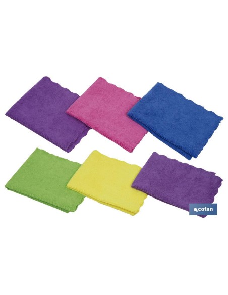 PACK DE 3 BAYETAS DE MICROFIBRA 40X30cm