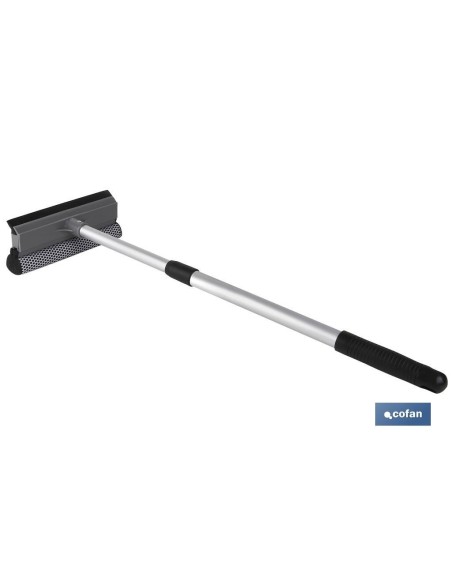 LIMPIACRISTALES ESPONJA Y RASPADOR EXTENSIBLE 48-76.5cm