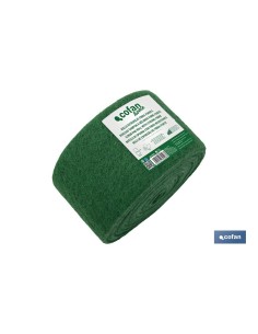 ROLLO ESTROPAJO FIBRA FUERTE VERDE 14X6 m