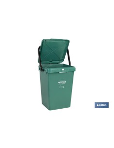 CONTENEDOR VERDE PARA VIDRIO 25L. 2