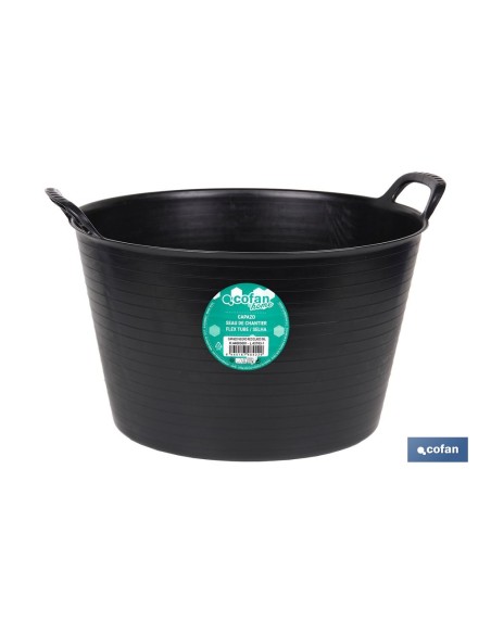 CAPAZO NEGRO RECICLADO 42 L 48.5 X 45 X 38 CM