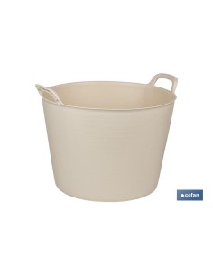 CAPAZO 42 L BEIGE 48.5 X 45 X 38 CM venta unitaria