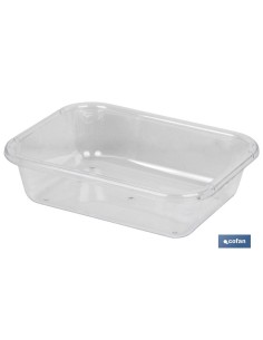 BANDEJA 31.5X23.5X6.5cm MULTIUSOS TRANSPARENTE