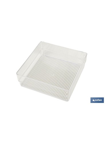 SET ORGANIZADOR COSMETIC 30X23X8cm TRANSPARENTE