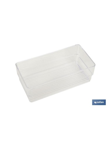 SET ORGANIZADOR COSMETIC 30X23X8cm TRANSPARENTE
