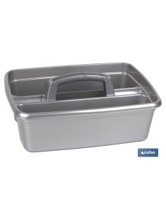 ORGANIZADOR DE LIMPIEZA COLOR GRIS 39.5X29X16cm venta unitaria