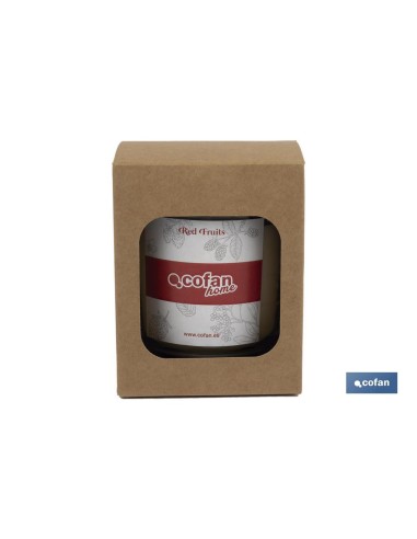 VELA AROMATICA DE CERA VEGETAL RED FRUITS 125 G