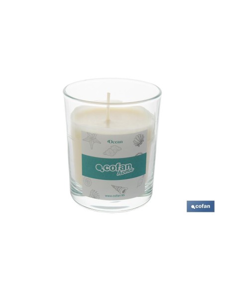 VELA AROMATICA DE CERA VEGETAL OCEAN 125 Gventa unitaria