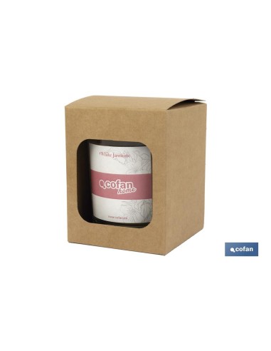 VELA AROMATICA DE CERA VEGETAL WHITE JASMINE 125 G