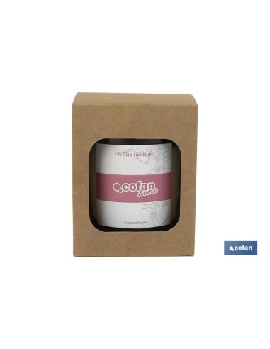 VELA AROMATICA DE CERA VEGETAL WHITE JASMINE 125 Gventa unitaria