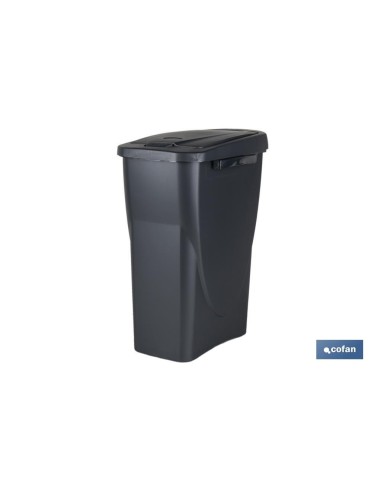 CUBO DE BASURA PARA RECICLAR 15 LITROS COLOR GRIS 20 X 31 X 42 CM