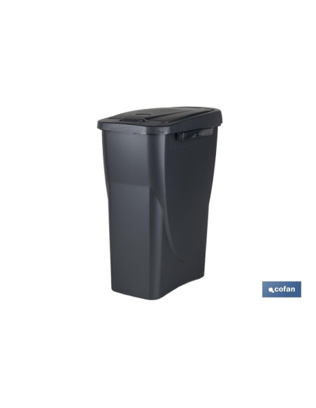 CUBO DE BASURA PARA RECICLAR 15 LITROS COLOR GRIS 20 X 31 X 42 CM