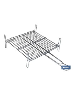 PARRILLA DOBLE ZINCADO 35x35cm