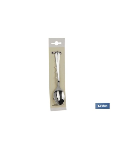 BL 2uds CUCHARA DE CAFE INOX C-18/0 MODELO BOLONIA 1.5 mm