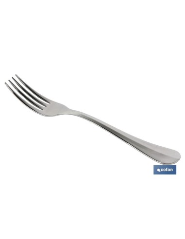 CAJA 12uds TENEDOR DE MESA INOX C-18/0 MODELO BOLONIA 2 mm