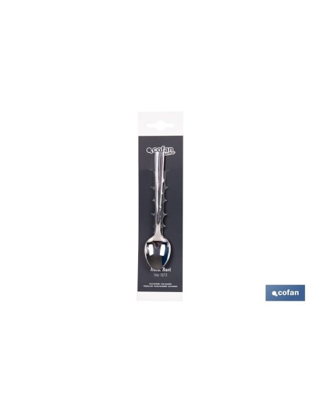 BL 3uds CUCHARA DE TE INOX C-18/10 MODELO BARI 1,5 mm
