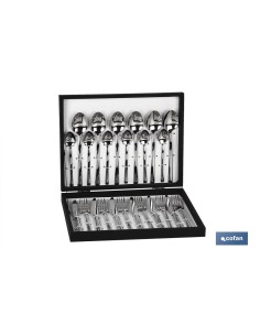 CUBERTERIA INOX MODELO BARI 24 pcs C-18/10 2,5 mm 2