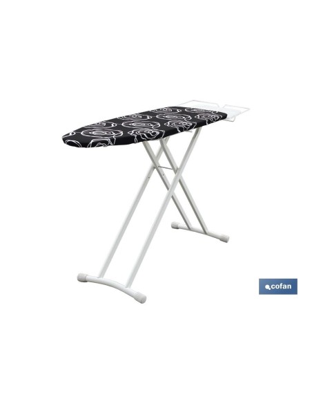 TABLA PLANCHAR 125 X 42 X 10 CM MODELO TIVOLI NEGRA
