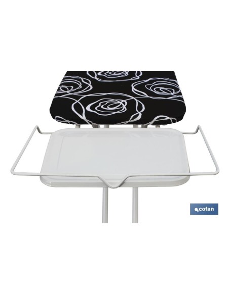 TABLA PLANCHAR 125 X 42 X 10 CM MODELO TIVOLI NEGRA