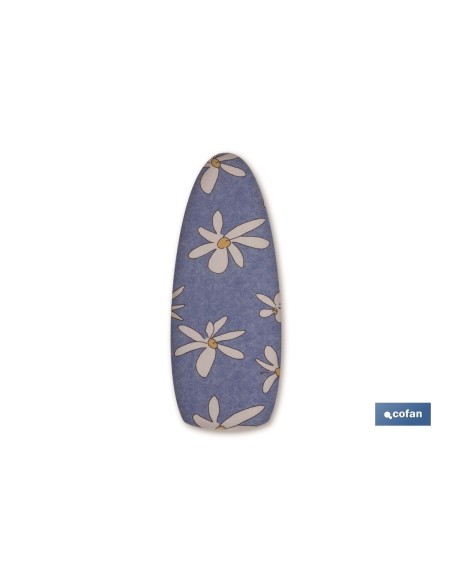 FUNDA TABLA PLANCHAR ALGODON 120X40 MARGARITAS
