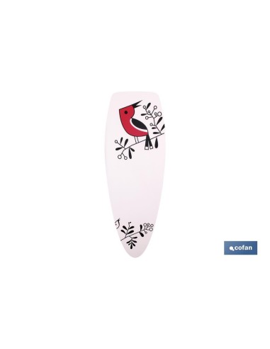 FUNDA TABLA PLANCHAR ACOLCHADA 135X53 PAJARO