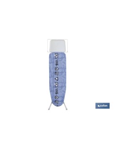 FUNDA ACOLCHADA PARA TABLA DE PLANCHAR 135X53 ICONO LAVADO 2