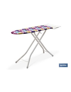 FUNDA ACOLCHADA PARA TABLA DE PLANCHAR 135X53 CIRCULOS 2