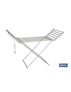 TENDEDERO EXTENSIBLE ELECTRICO ALUMINIO 148 X 52 X108 CM IP22 2