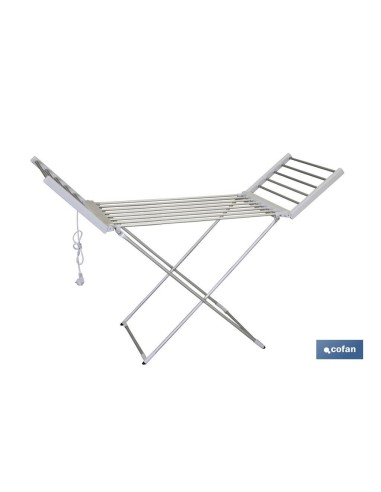 TENDEDERO EXTENSIBLE ELECTRICO ALUMINIO 148 X 52 X108 CM IP22