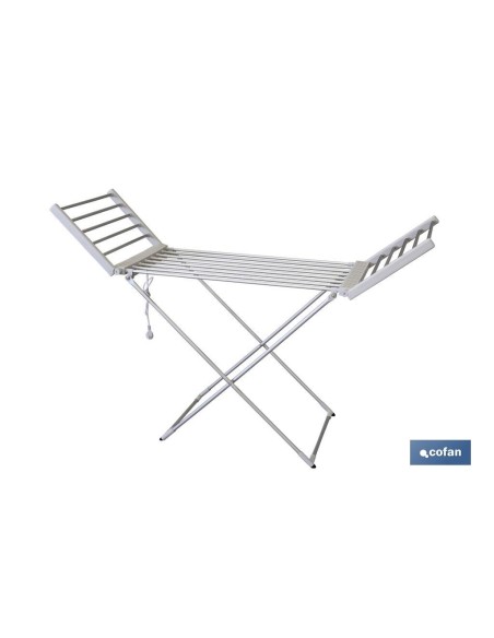 TENDEDERO EXTENSIBLE ELECTRICO ALUMINIO 148 X 52 X108 CM IP22