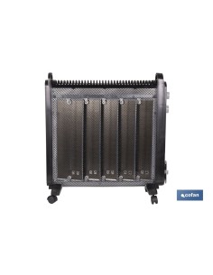 RADIADOR DE MICA NEGRO MODELO ASTANA 2000W