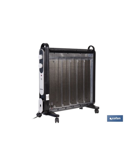 RADIADOR DE MICA NEGRO MODELO ASTANA 2000W