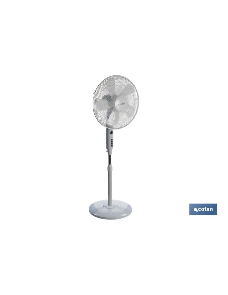 VENTILADOR 5 PALAS TEMPORIZADOR 55 W BLANCO